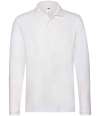 SS37M 63310 Premium Long Sleeve Polo White colour image
